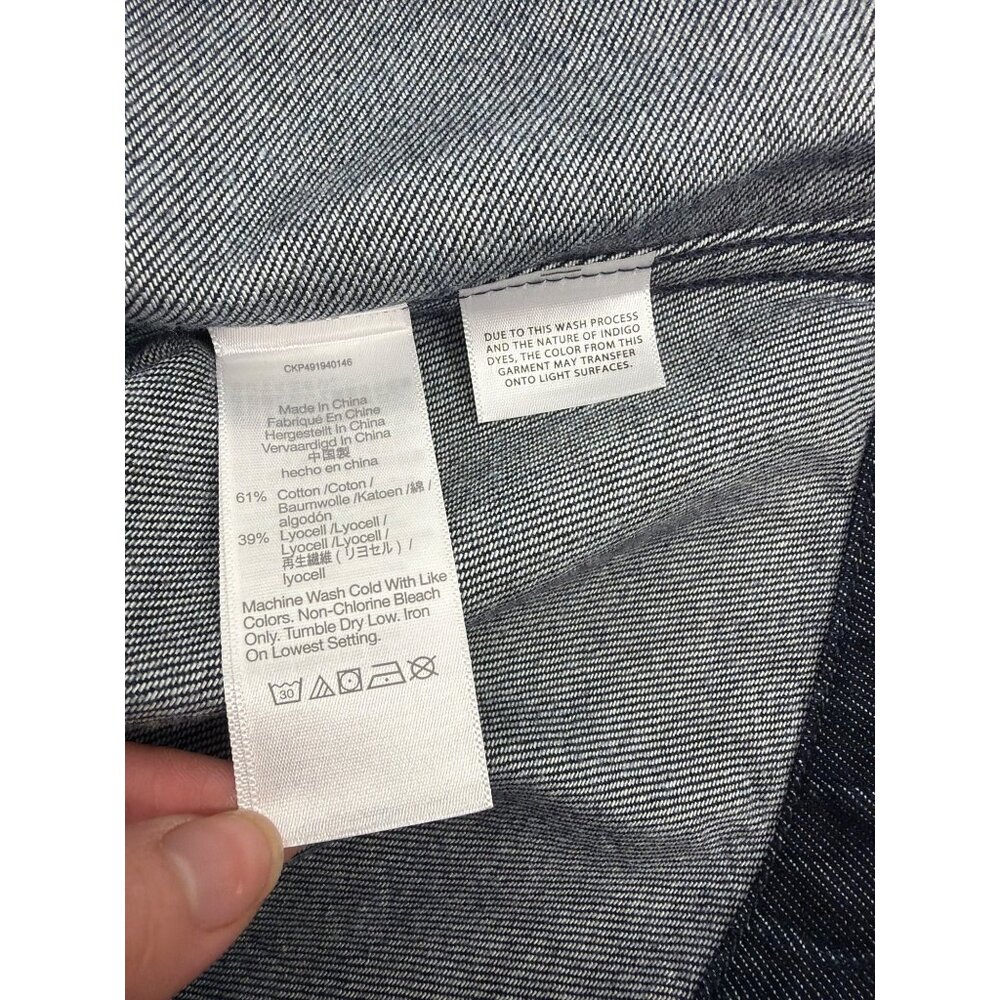 NWT Madewell Seamed Midi Shirtdress Segovia Denim Dark Wash Womens 2 Classic - Picture 5 of 8
